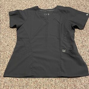 Women's Grey Scrub top